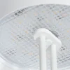 Lámpara de mesa Lindby LED recargable Janea TWIN, blanca, metal