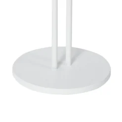 Lámpara de mesa Lindby LED recargable Janea TWIN, blanca, metal