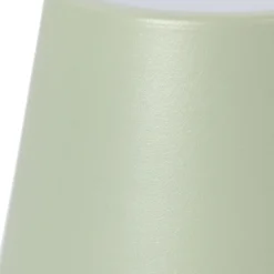 Lámpara de mesa Lindby LED recargable Janea CUBE, verde, metal