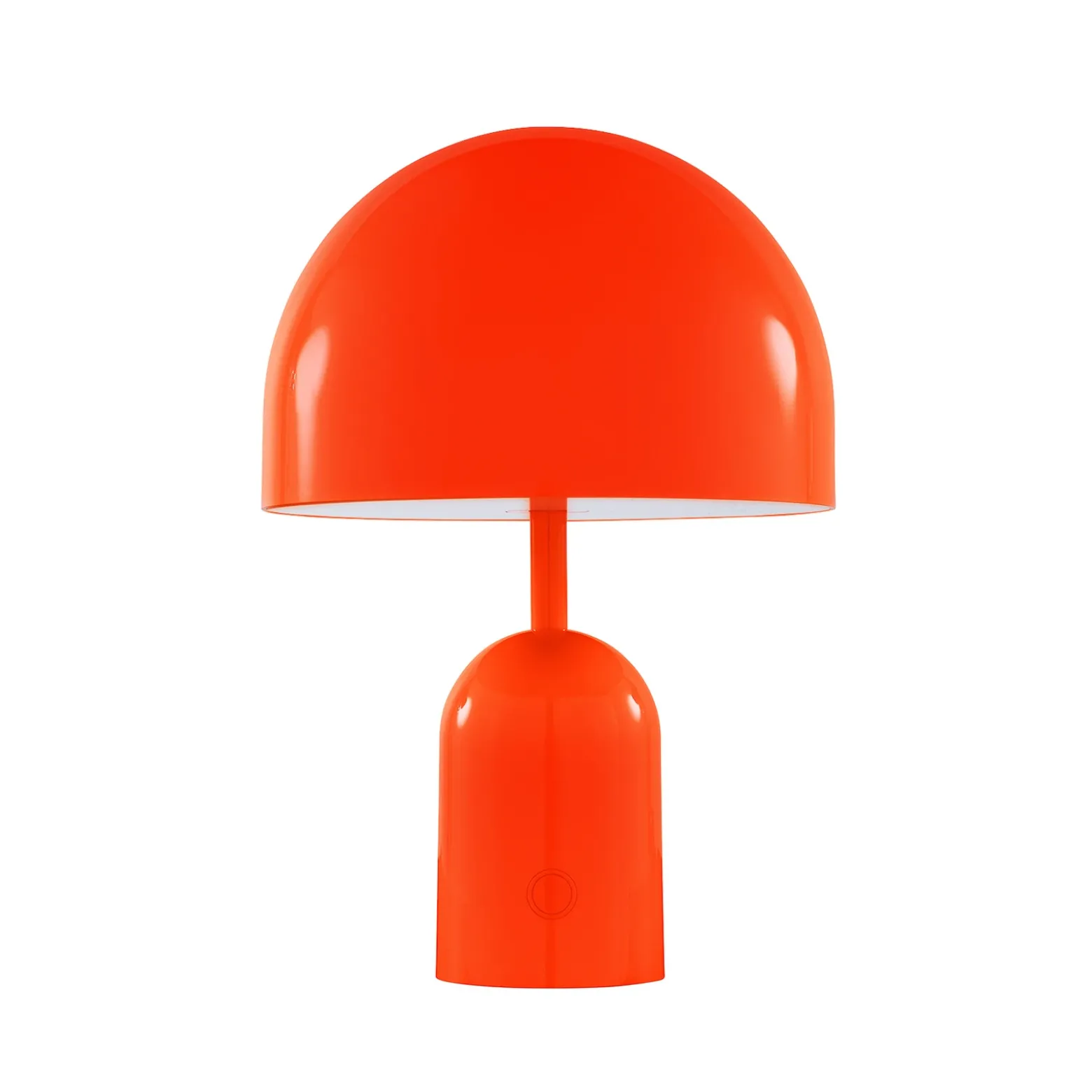 Lámpara de mesa recargable BELL PORTABLE de Tom Dixon, roja, 28 cm, IP44