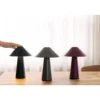 Lámpara de mesa recargable Cannes de Globen Lighting, negra, 26 cm, IP44