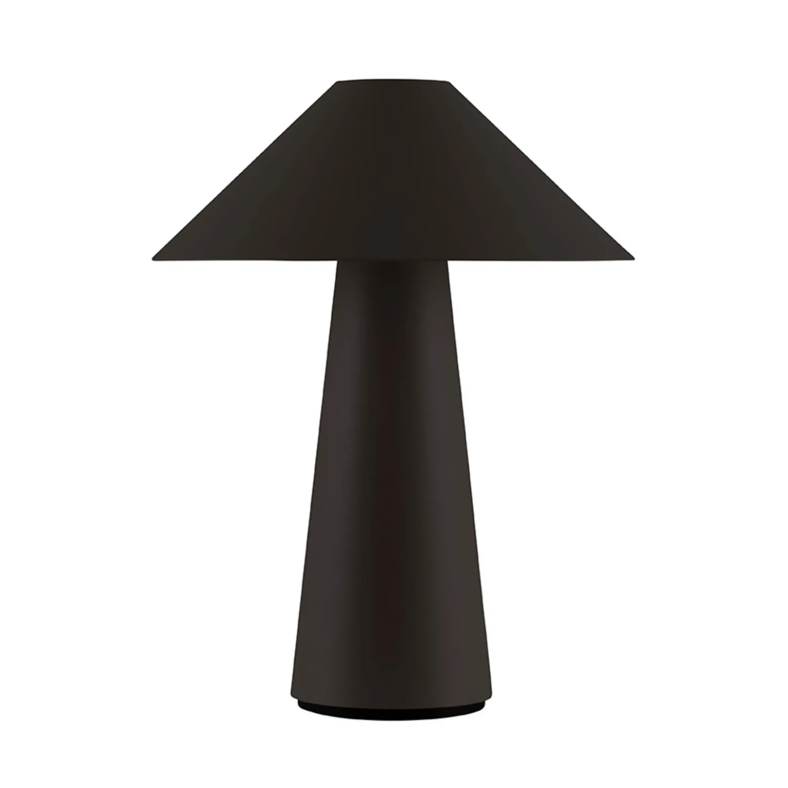 Lámpara de mesa recargable Cannes de Globen Lighting, negra, 26 cm, IP44