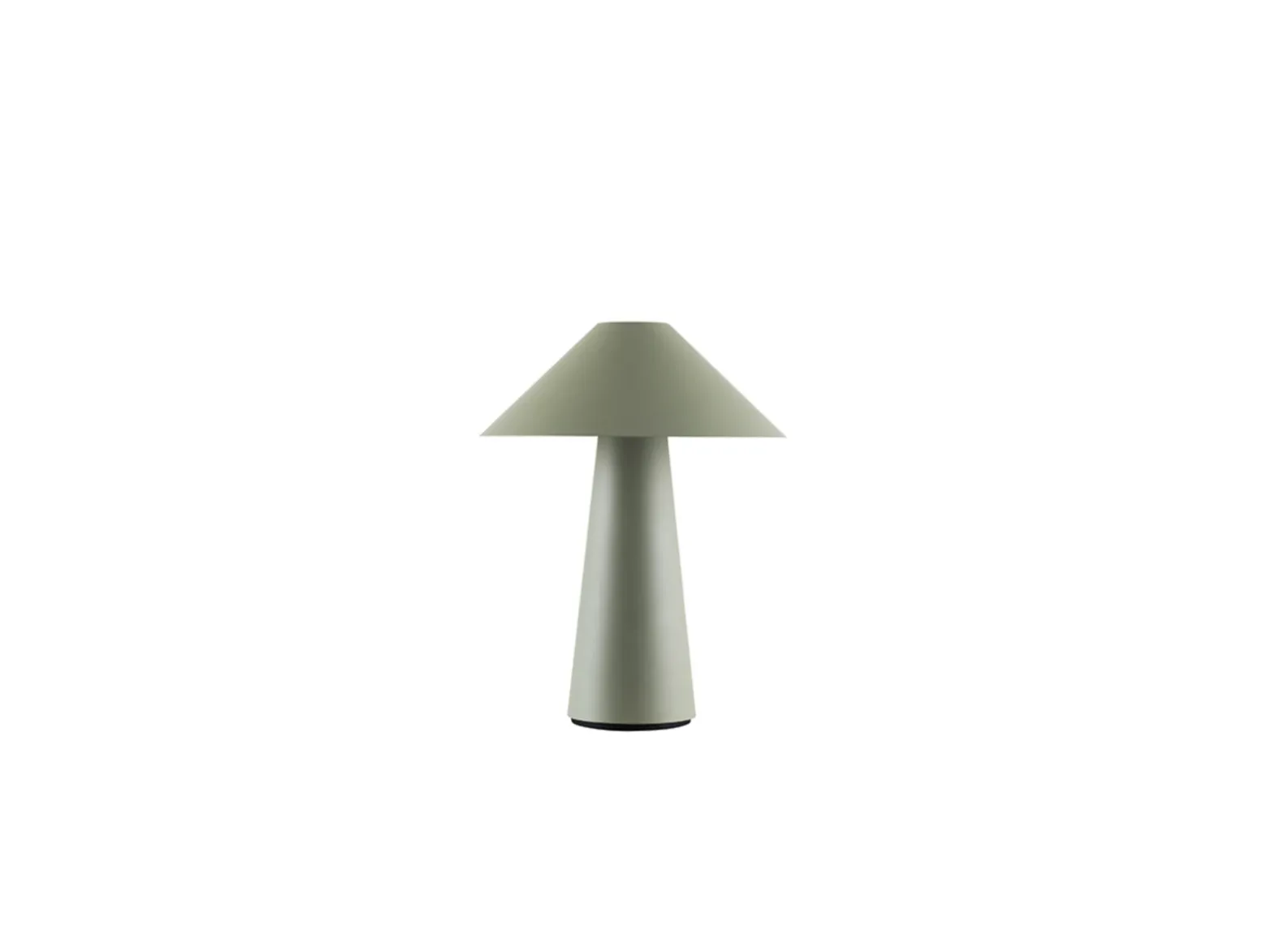 Lámpara de mesa recargable Globen Lighting Cannes, verde, 26 cm IP44