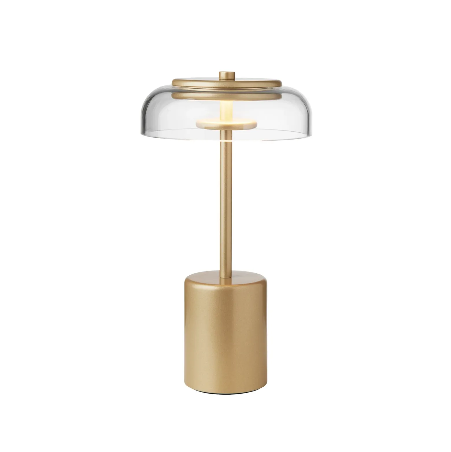 Lámpara de mesa recargable LED Nuura Blossi, altura 26 cm, color