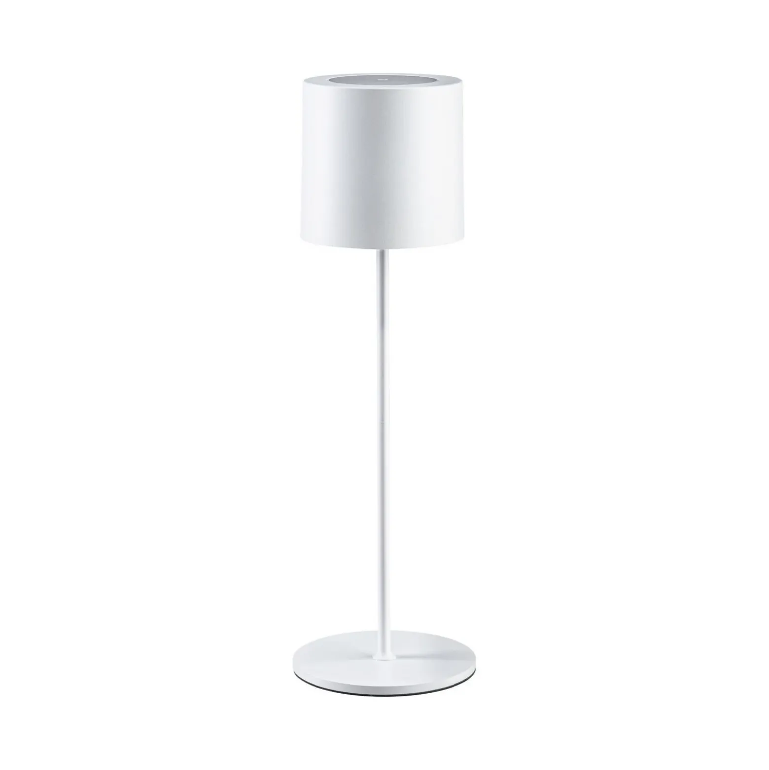 Lámpara de mesa recargable LED Tuni de Paulmann, blanca, plástico, IP44