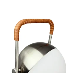 Lámpara de mesa recargable LED Mova de Dyberg Larsen, marrón, IP44