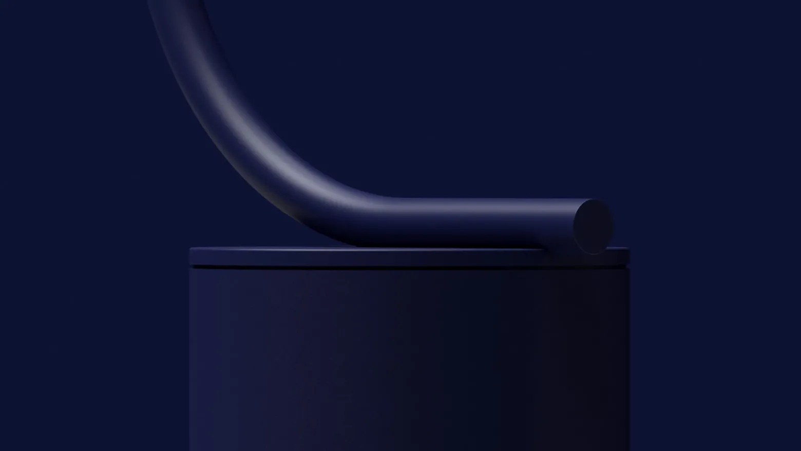Lámpara de mesa recargable LED GRUPA Igram, azul, 40 cm, IP44