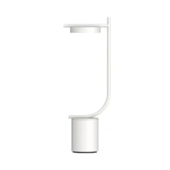 Lámpara de mesa recargable LED Grupa Igram, blanca, 40 cm, IP44