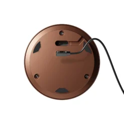 Lámpara de mesa recargable Numotion LED, bronce, cristal, IP54, atenuable