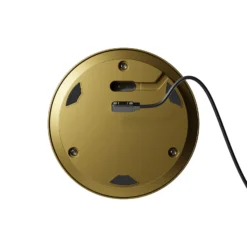 Lámpara de mesa recargable Numotion LED, dorada, cristal, IP54, atenuable