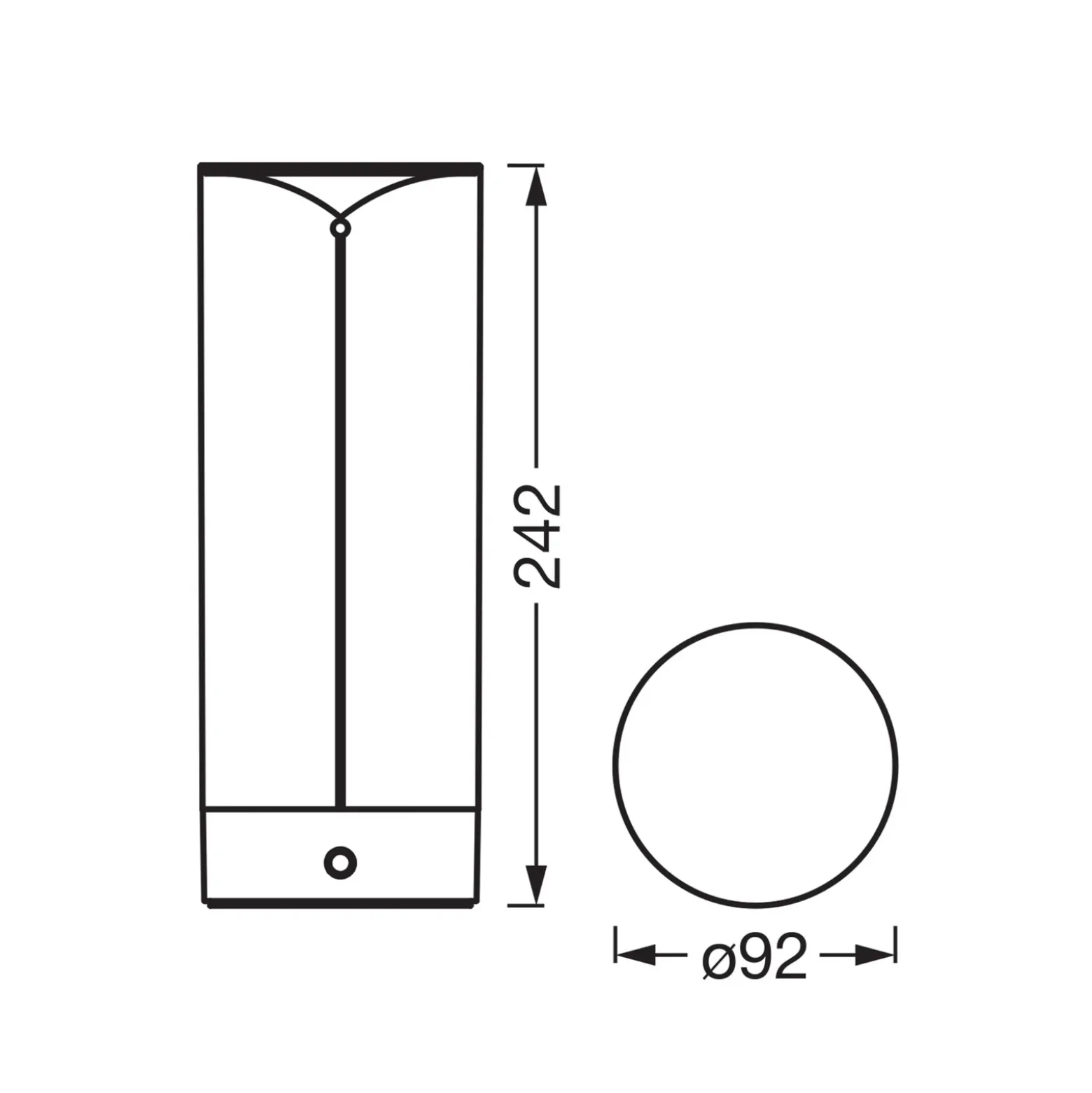 Lámpara de mesa recargable OSRAM ENDURA STYLE DECOR FILAMENT gris, IP54