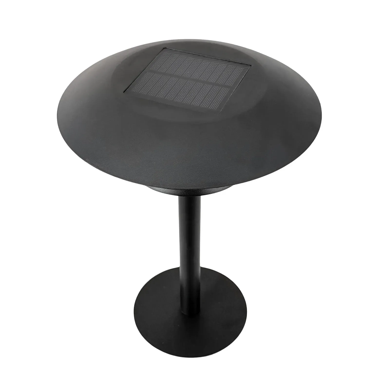 Lámpara de mesa solar Dyberg Larsen DL25, negra, de metal