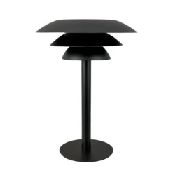 Lámpara de mesa solar Dyberg Larsen DL25, negra, de metal