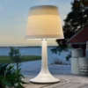 Lámpara de mesa solar LED blanca Assisi Sitra