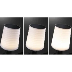 Lámpara de mesa solar LED Ilanga de Paulmann, antracita, 30 cm, IP44