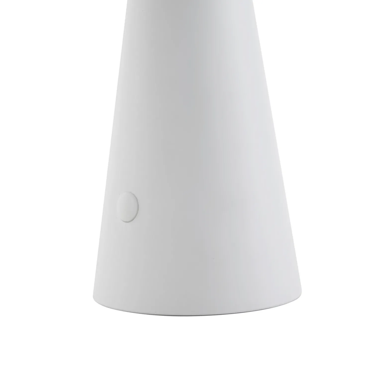 Lámpara de mesa solar LED Lirinor de Lindby, blanca, de plástico, Ø 13 cm
