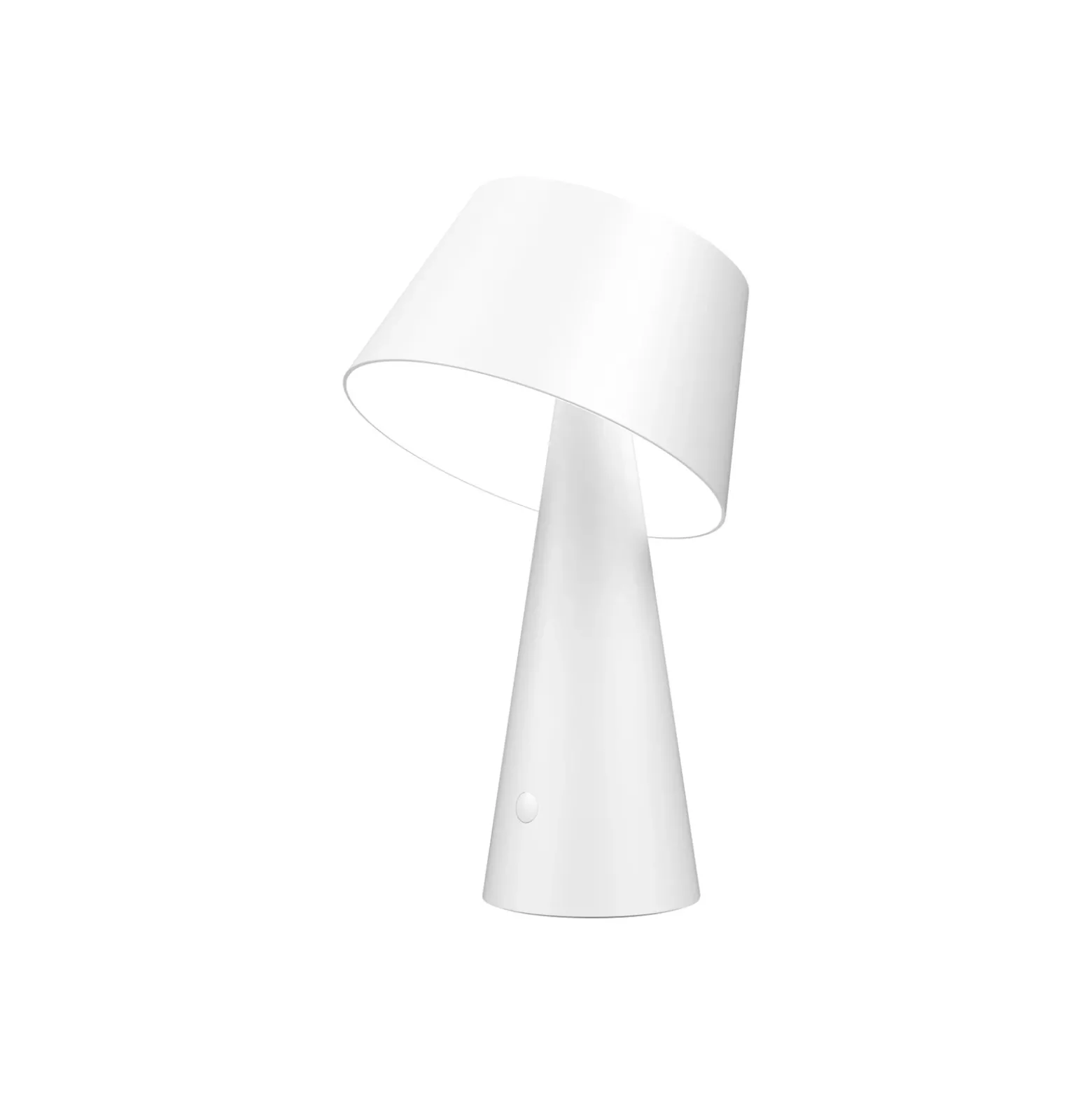 Lámpara de mesa solar LED Lirinor de Lindby, blanca, de plástico, Ø 13 cm