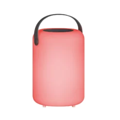 Lámpara de mesa solar LED Orno blanco cálido y RGB