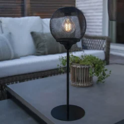 Lámpara de mesa solar LED Sunlight con malla