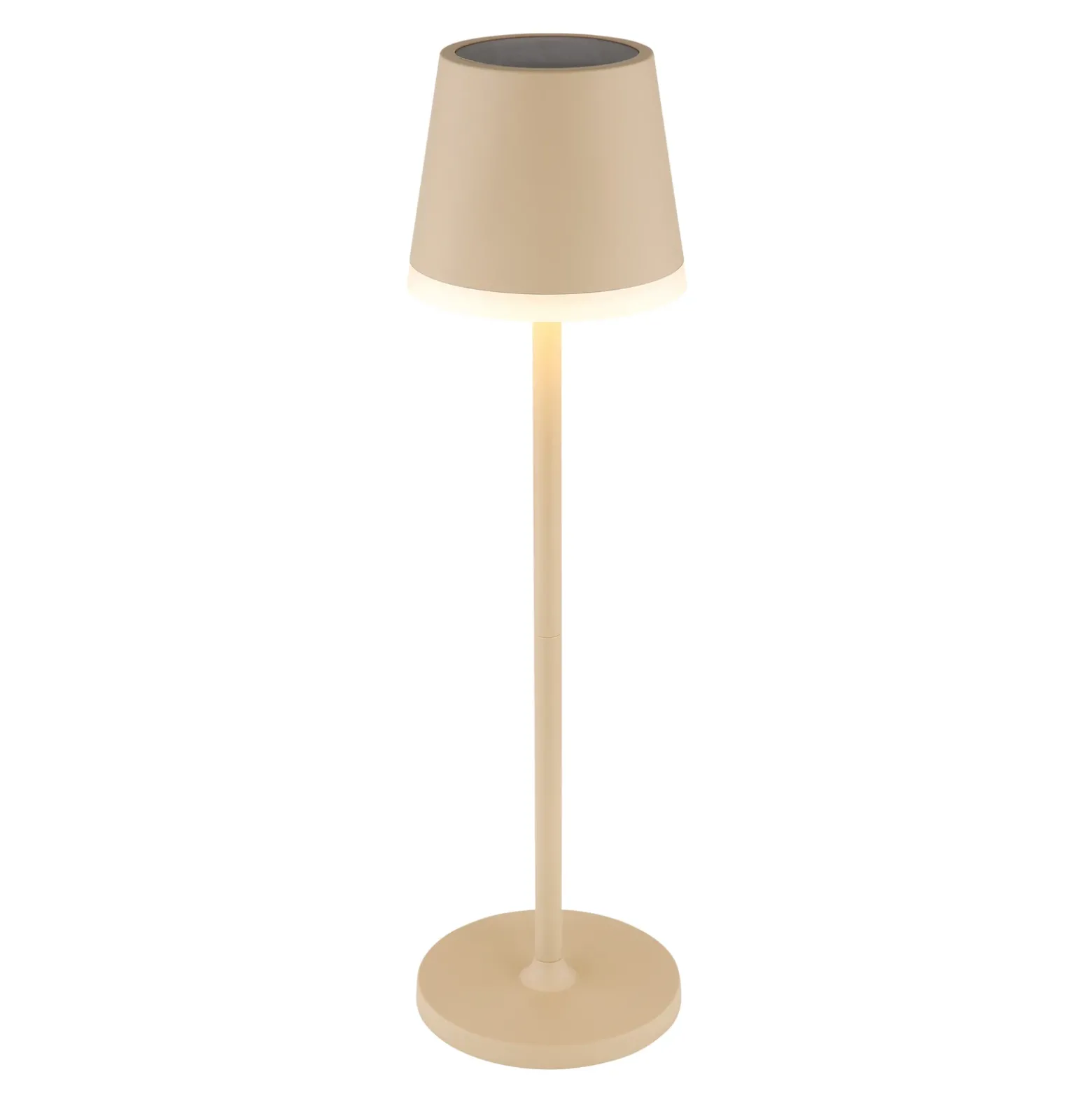 Lámpara de mesa solar 36637S, IP44, arena