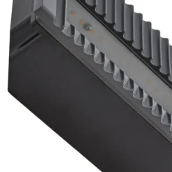 Lámpara de pared LED empotrable Lucande Tavion, 25 cm, antracita, IP65