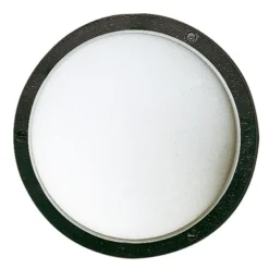Lámpara de pared/techo exterior 297, negro, E27