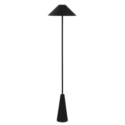 Lámpara de pie exterior recargable Cannes de Globen Lighting, negra, IP54