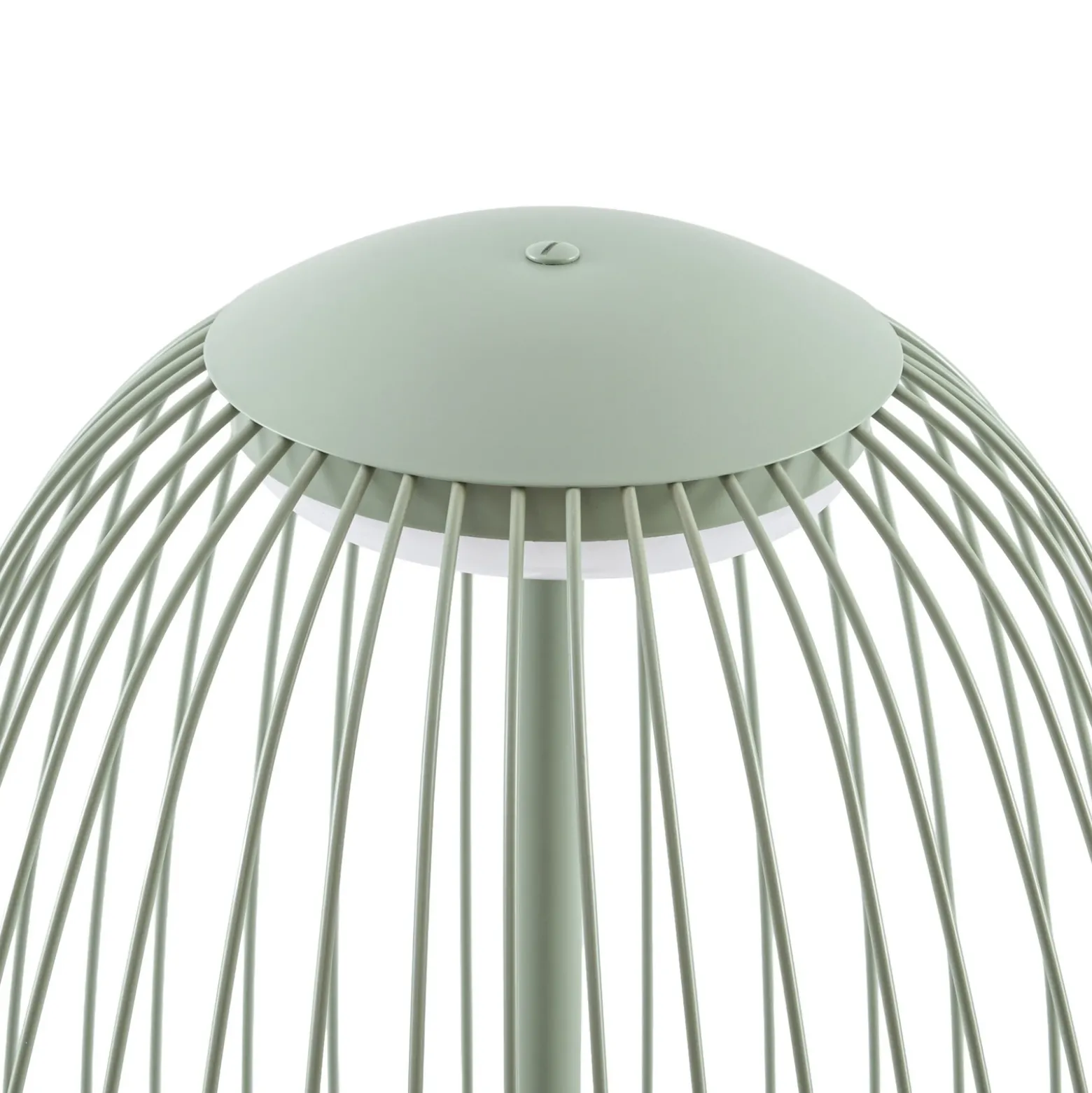 Lámpara de pie LED exterior Lucande Richi, verde, altura 90 cm, IP44