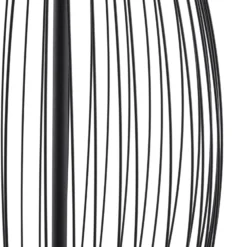 Lámpara de pie LED exterior Lucande Richi, negra, altura 90 cm, IP44