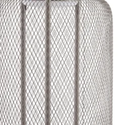 Lámpara de pie LED exterior Lucande Korvyn, gris piedra, 80 cm, IP44