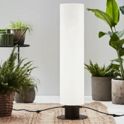 Lámpara de pie LED Garden 24 Cilindro, altura 110 cm