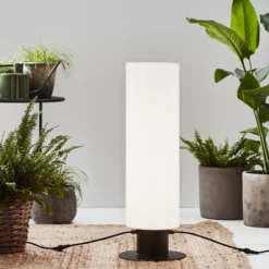 Lámpara de pie LED Garden 24 Cilindro, altura 70 cm