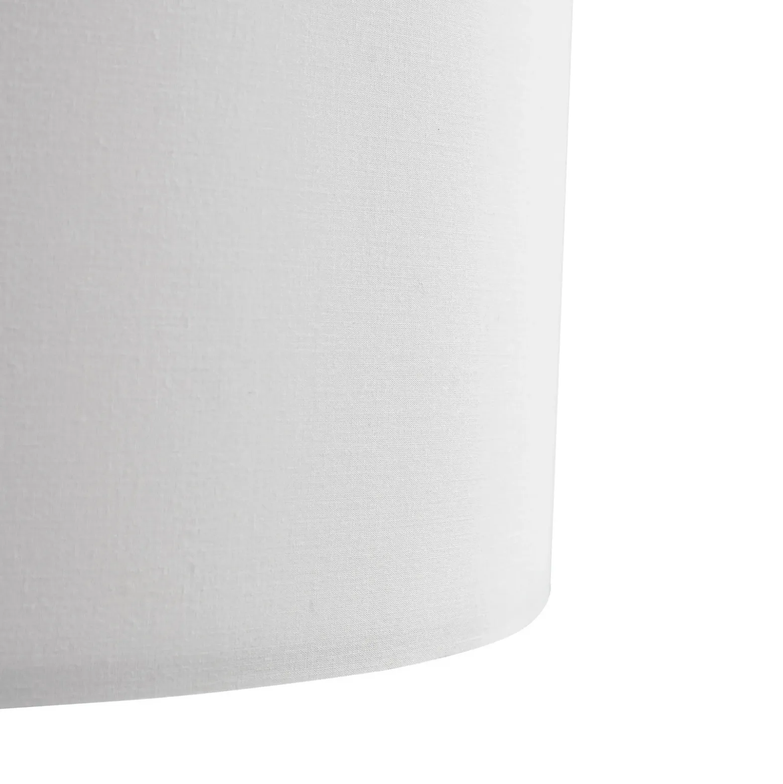 Lámpara de pie Lindby Adamio, Ø 45,5 cm, blanca, textil, trípode