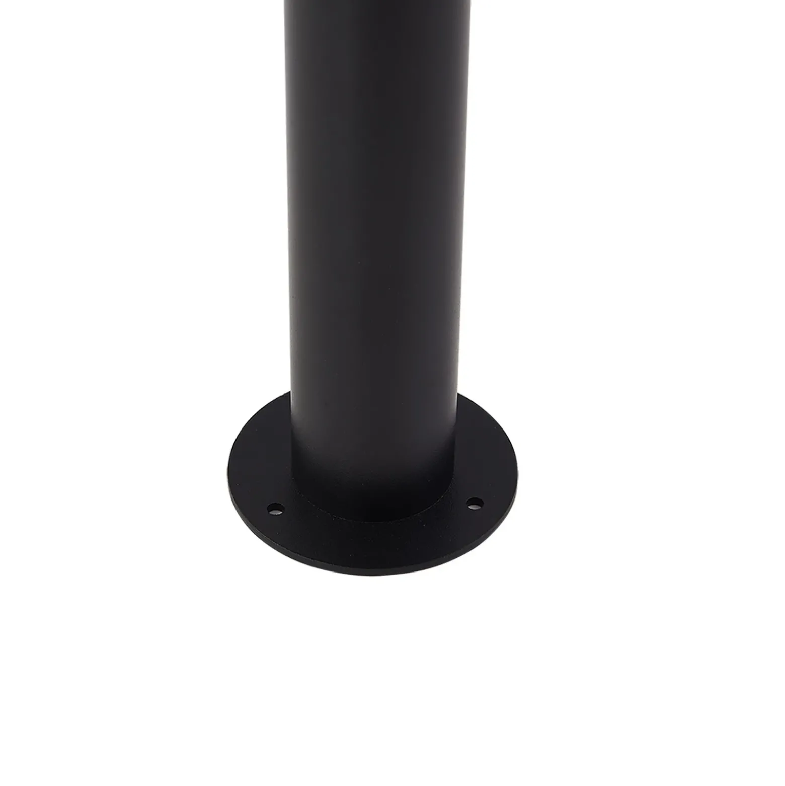 Lámpara de pie Orfeas de Lindby, blanco/negro, aluminio, Ø 24 cm