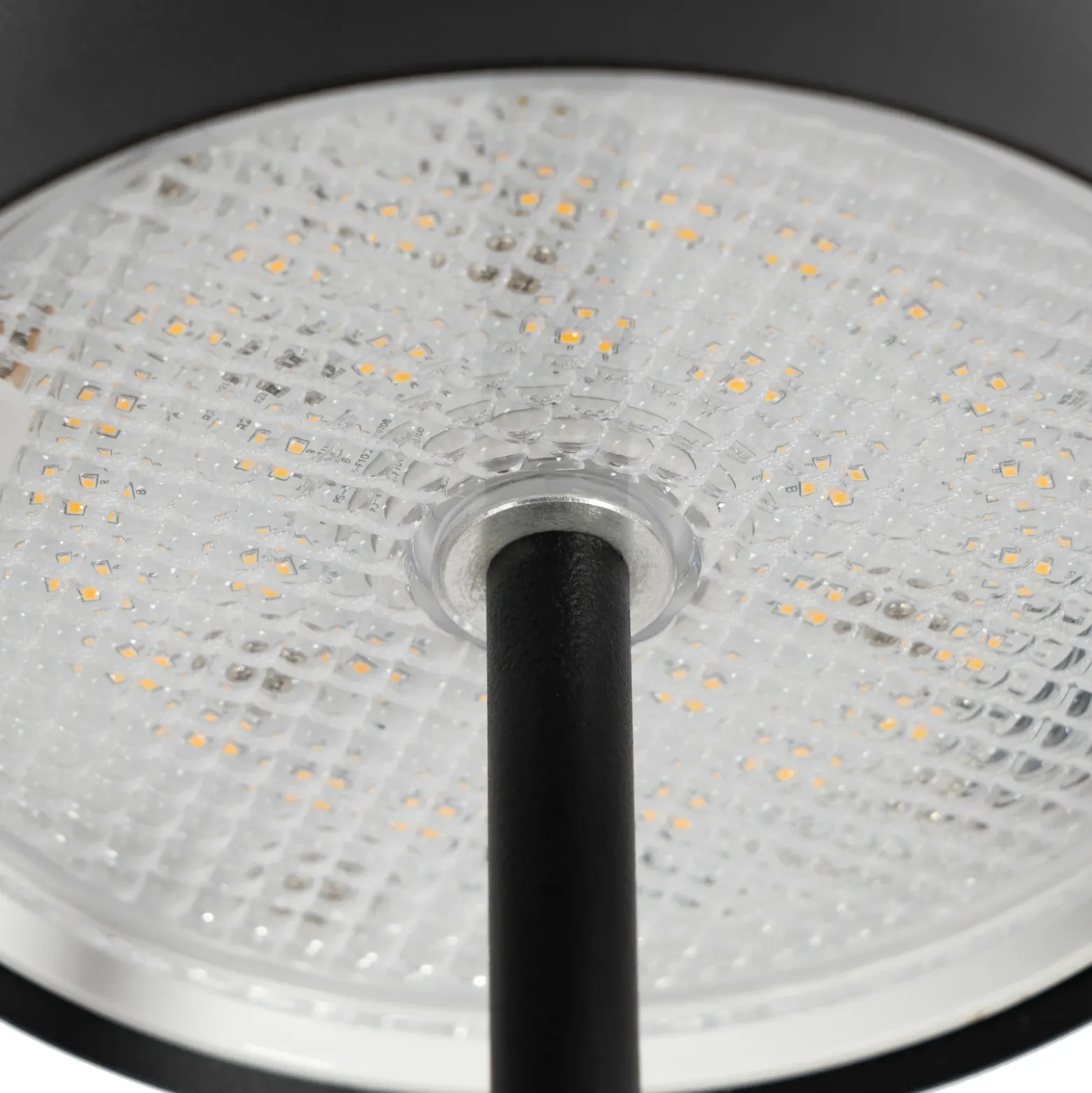 Lámpara de sobremesa Lindby LED recargable Janea CUBE, negra, metal