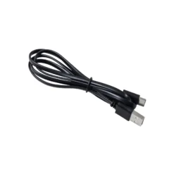 Lámpara de sobremesa Lindby LED recargable Janea CUBE, negra, metal