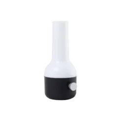 Lámpara de sobremesa recargable Lindby LED para exteriores Isaline, negra,