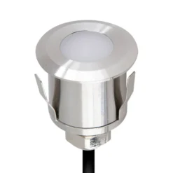 Lámpara de suelo empotrable EVN P6710, 12 V CC, redonda, 6000 K