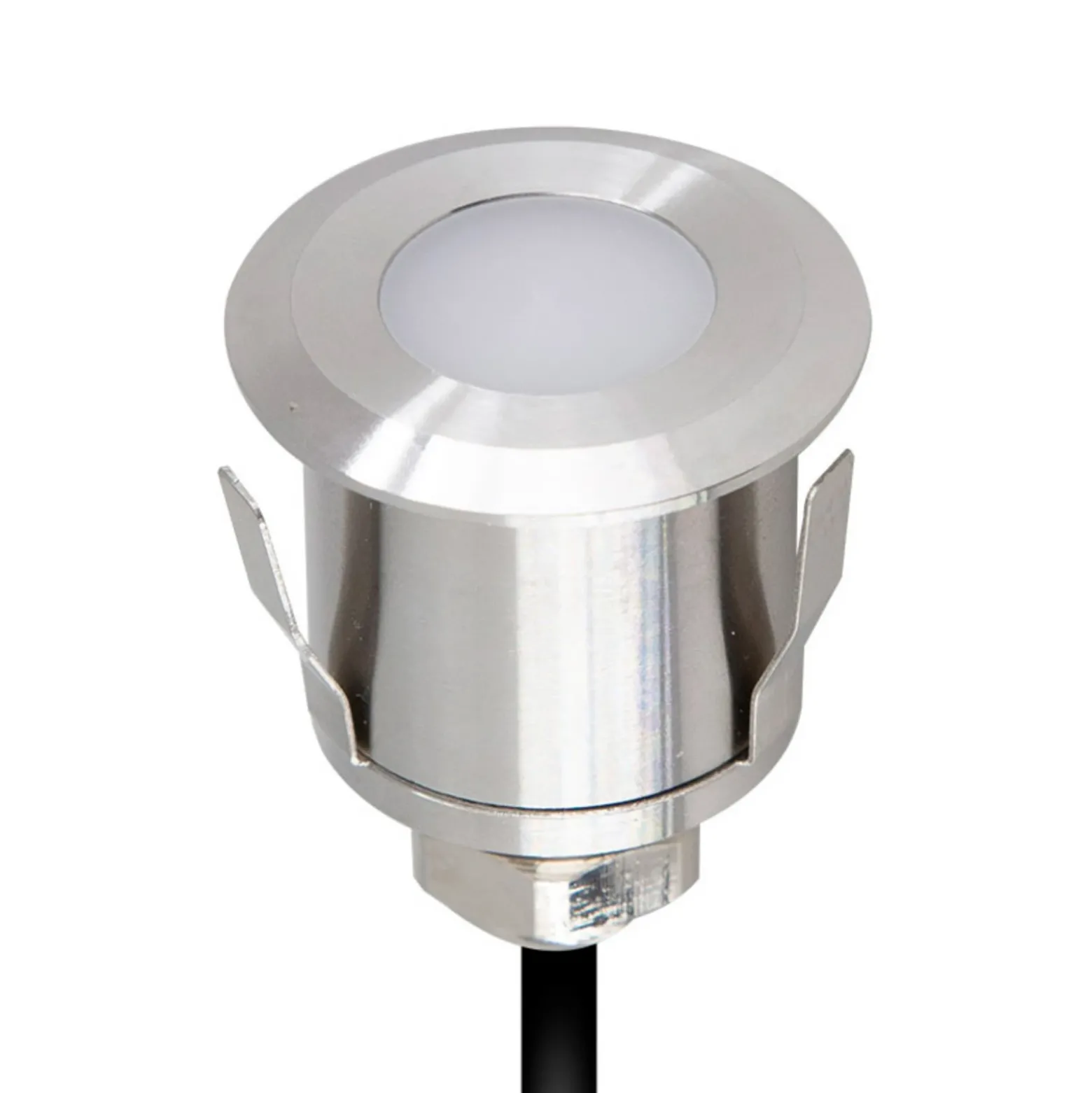 Lámpara de suelo empotrable EVN P6710, 12 V CC, redonda, 6000 K