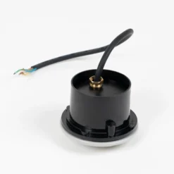 Lámpara de suelo LED empotrable Lindby Nandita, Ø 10 cm, plata, IP65