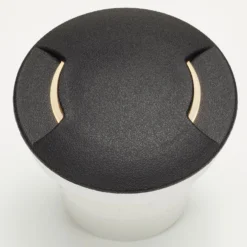 Lámpara de suelo LED empotrable Ceci 120-2L en negro CCT