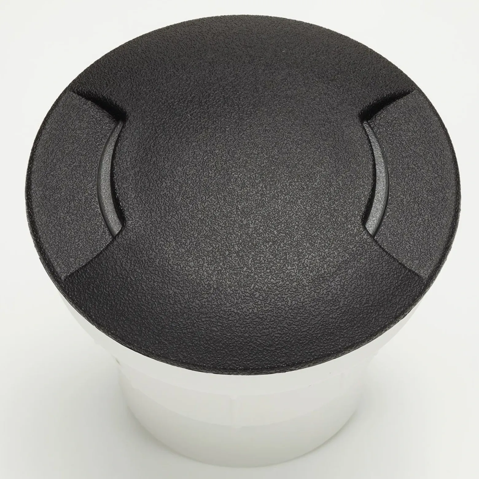 Lámpara de suelo LED empotrable Ceci 120-2L en negro CCT