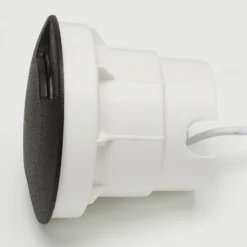 Lámpara de suelo LED empotrable Ceci 120-2L en negro CCT