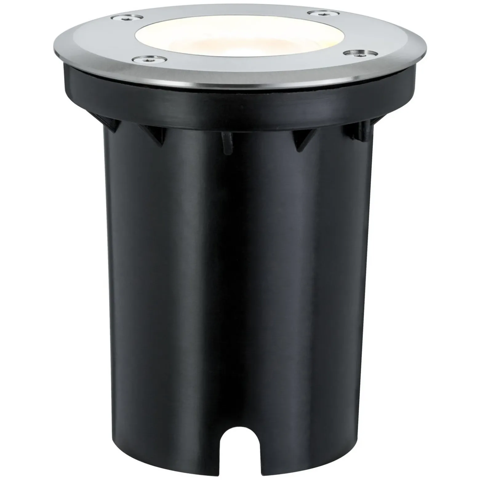 Lámpara de suelo LED empotrable Paulmann Special, IP67, Ø 11 cm