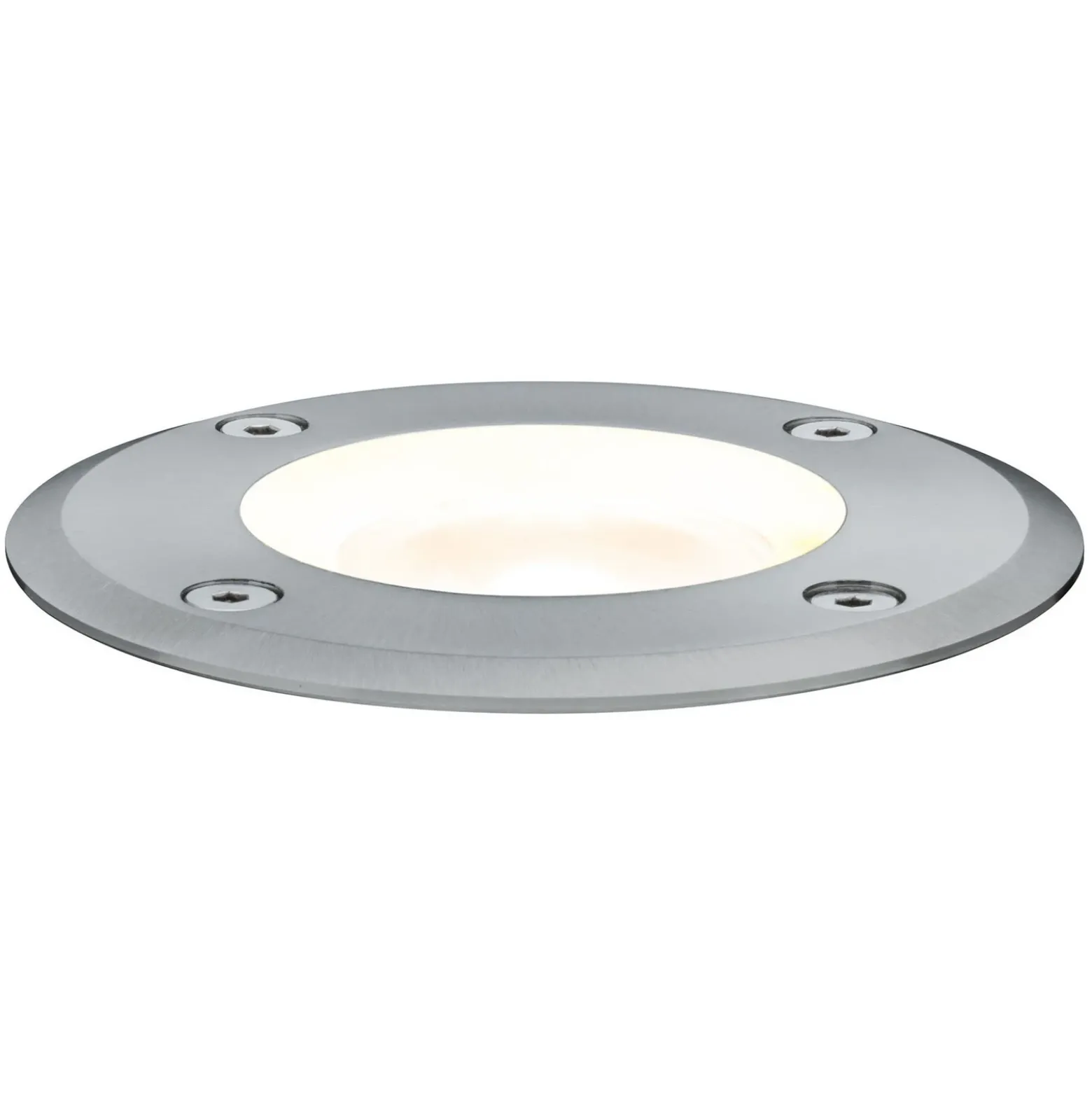 Lámpara de suelo LED empotrable Paulmann Special, IP67, Ø 11 cm