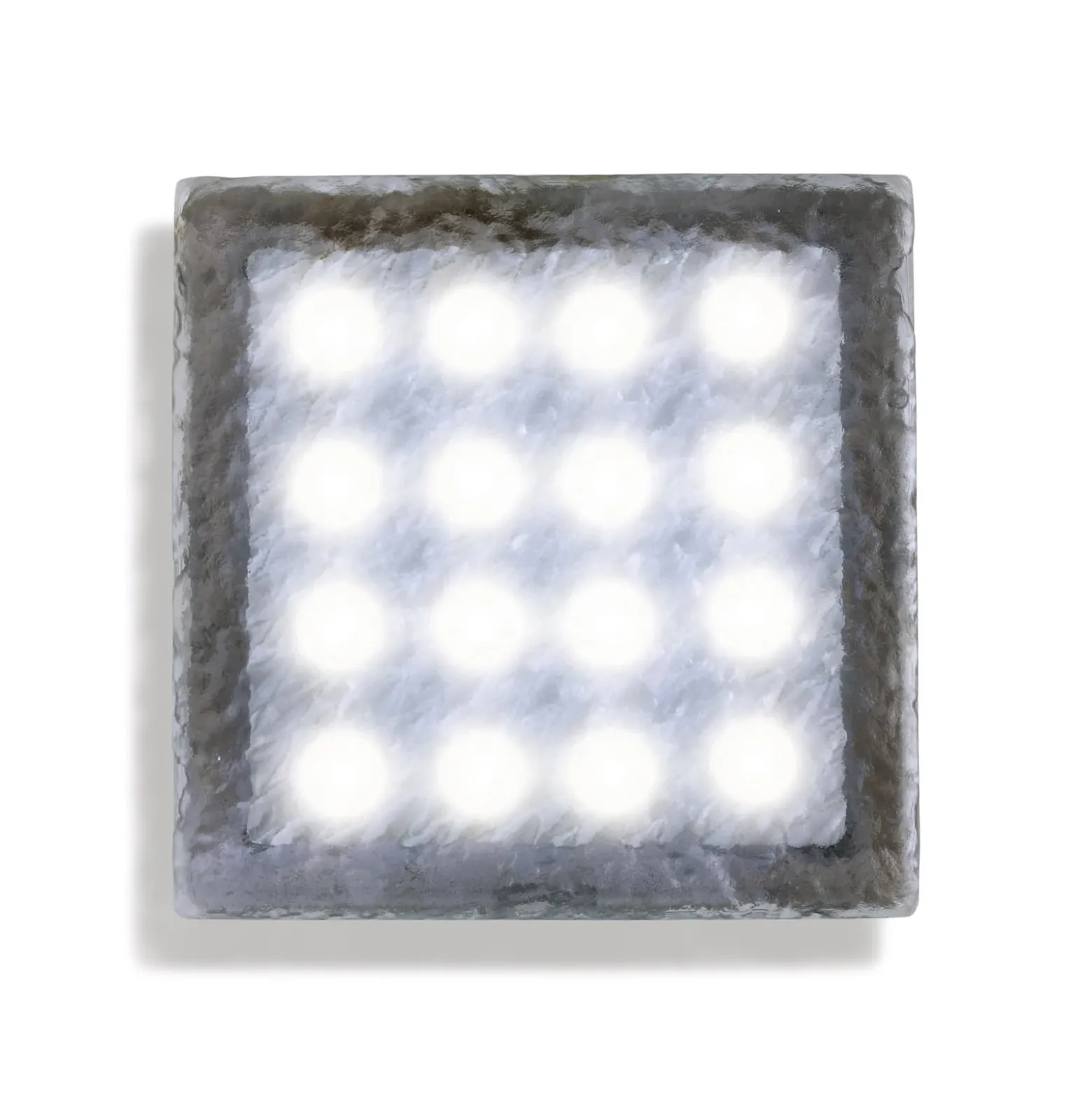 Lámpara de suelo LED empotrable adoquín Akiaki, 10 cm, transitable
