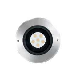 Lámpara de suelo LED empotrable Interrata M de Sylvania, Ø 20 cm, IP65