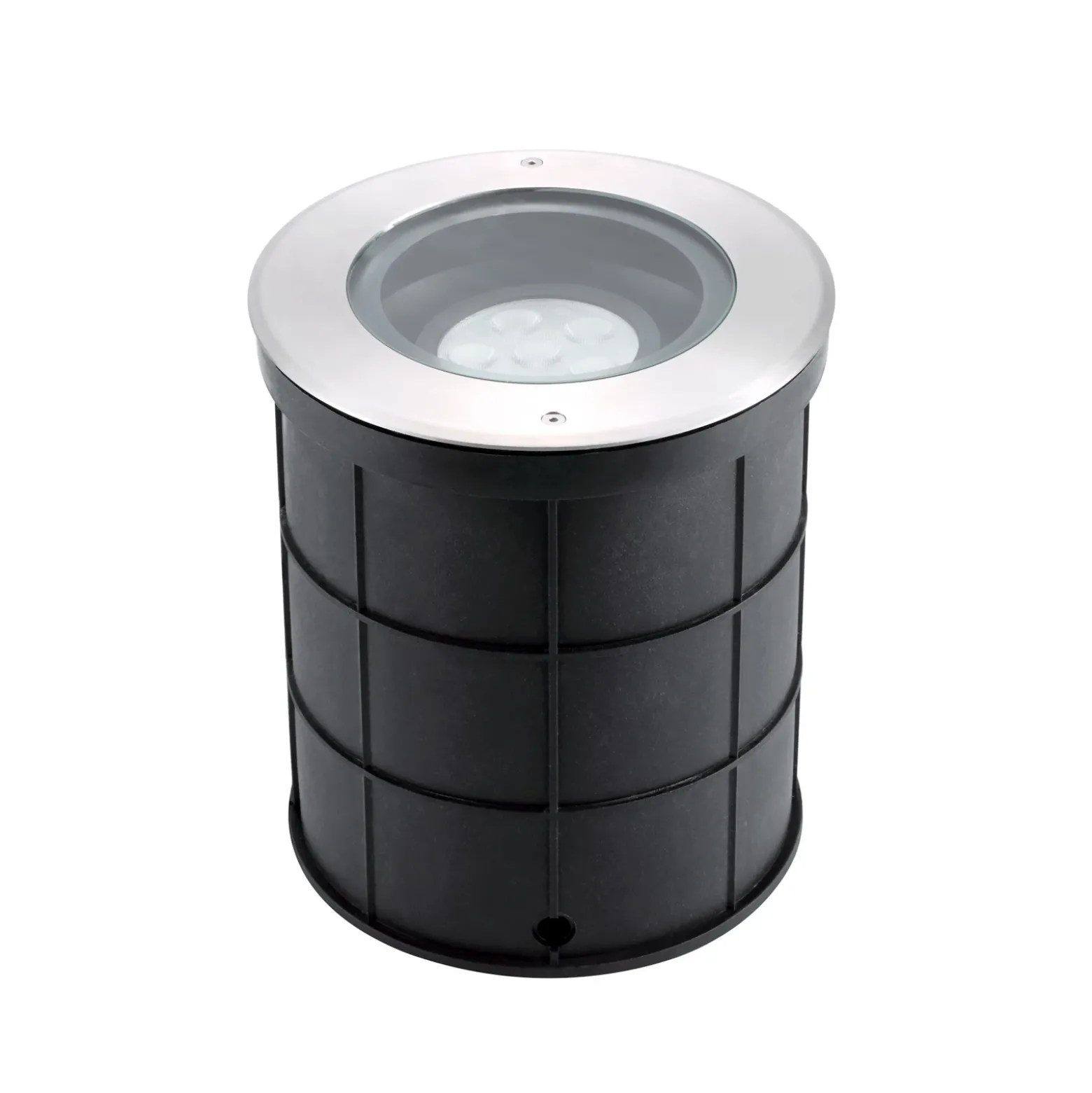 Lámpara de suelo LED empotrable Interrata M de Sylvania, Ø 20 cm, IP65