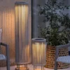 Lámpara de suelo solar LED Rop&Strip altura 120cm, 3.000 K, 500 lm