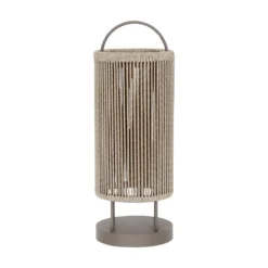 Lámpara de suelo solar LED Rop&Strip Altura 58 cm, 3.000 K, 500 lm